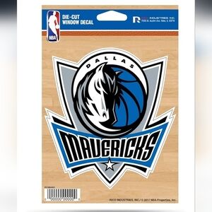 💥10 for $100💥 Dallas Mavericks Die-Cut Window Decal